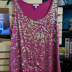 💜 Sparkly Sequin Tank